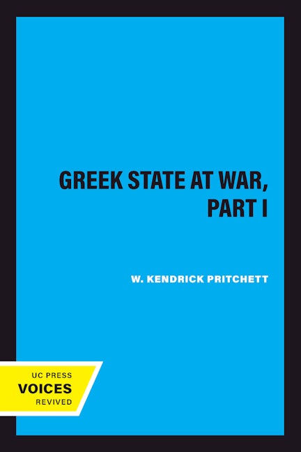 Book cover image for The Greek State at War, Part I ISBN: 9780520027589
